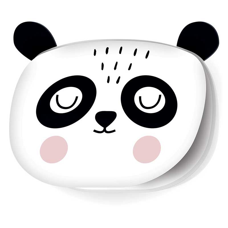 Blok rysunkowy szkicownik Interdruk BEBE 30 x 24 cm 90 g 30 ark. panda 01