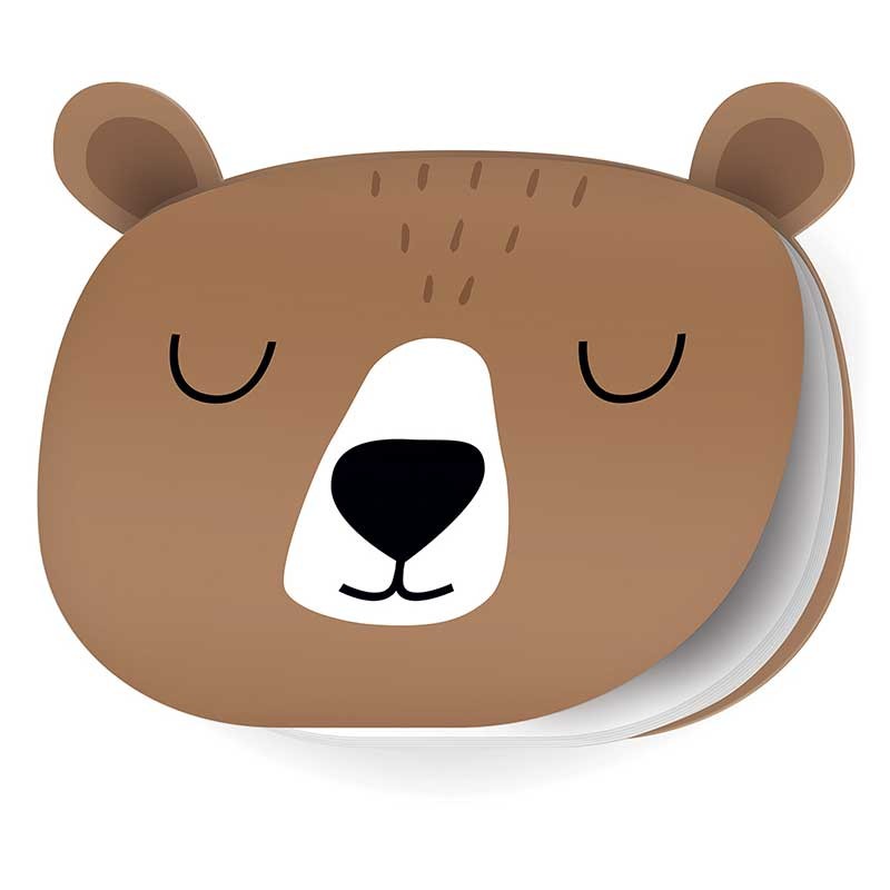 Blok rysunkowy szkicownik Interdruk BEBE 30 x 24 cm 90 g 30 ark. miś 01