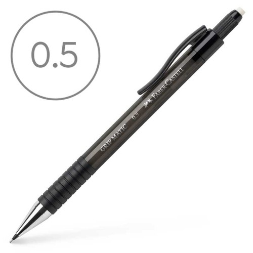 Ołówek automatyczny Faber-Castell Grip Matic - 0.5 mm czarny