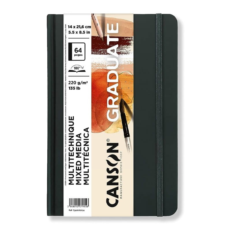Szkicownik-Graduate-Mixed-Media-Canson-papier-kremowy-14-x-21.6-cm-220-g-64-str.-ciemnoszara-twarda-oprawa-01