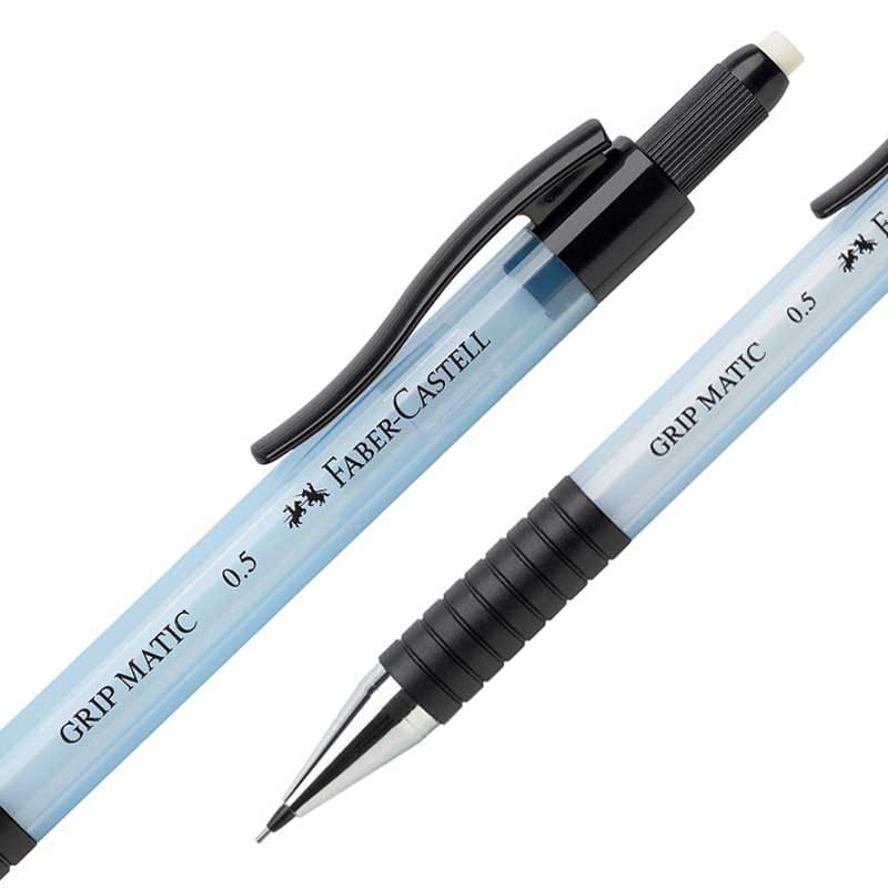 Ołówek automatyczny Faber-Castell Grip Matic 0.5 mm błękitny 02
