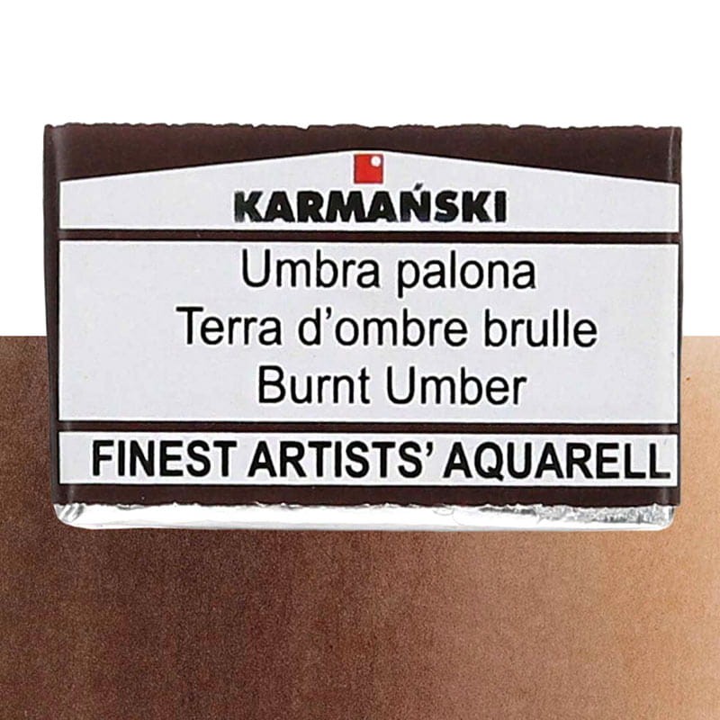 Farba-akwarelowa-Karmański-kostka-S1-445-Umbra-palona-01