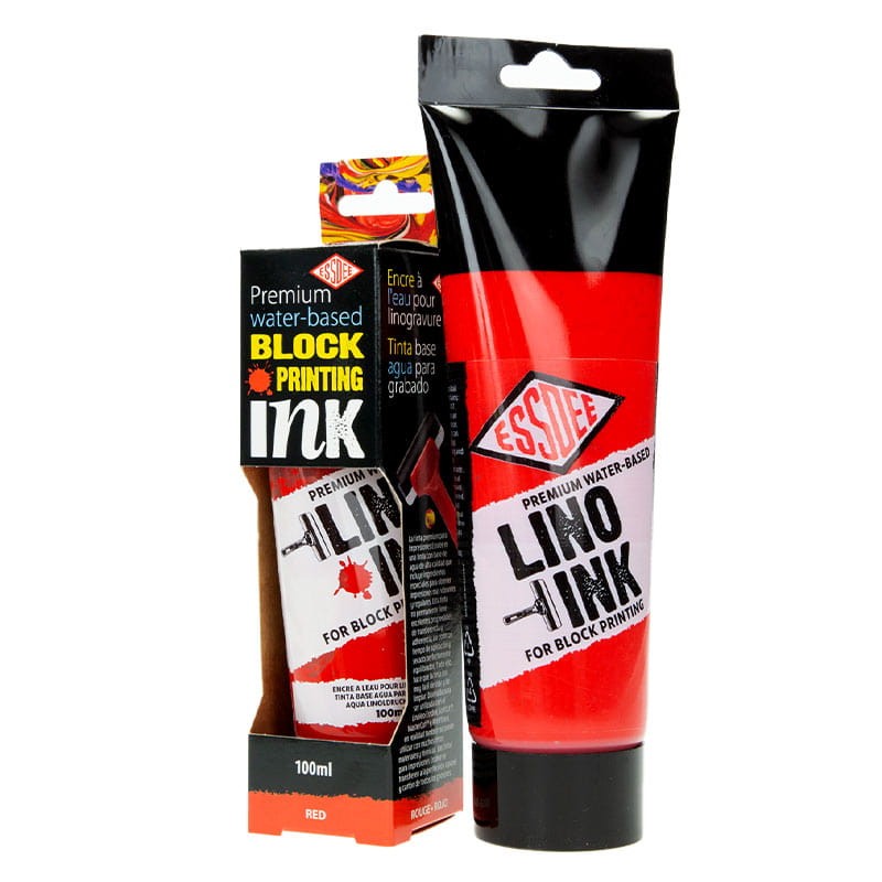 Tusz wodny Block Printing Ink Essdee Premium 100 ml - Red 02