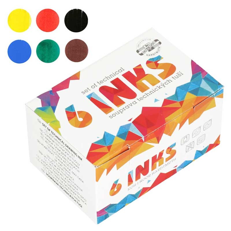 Zestaw-tuszy-kreślarskich-Koh-I-Noor-6x20-g