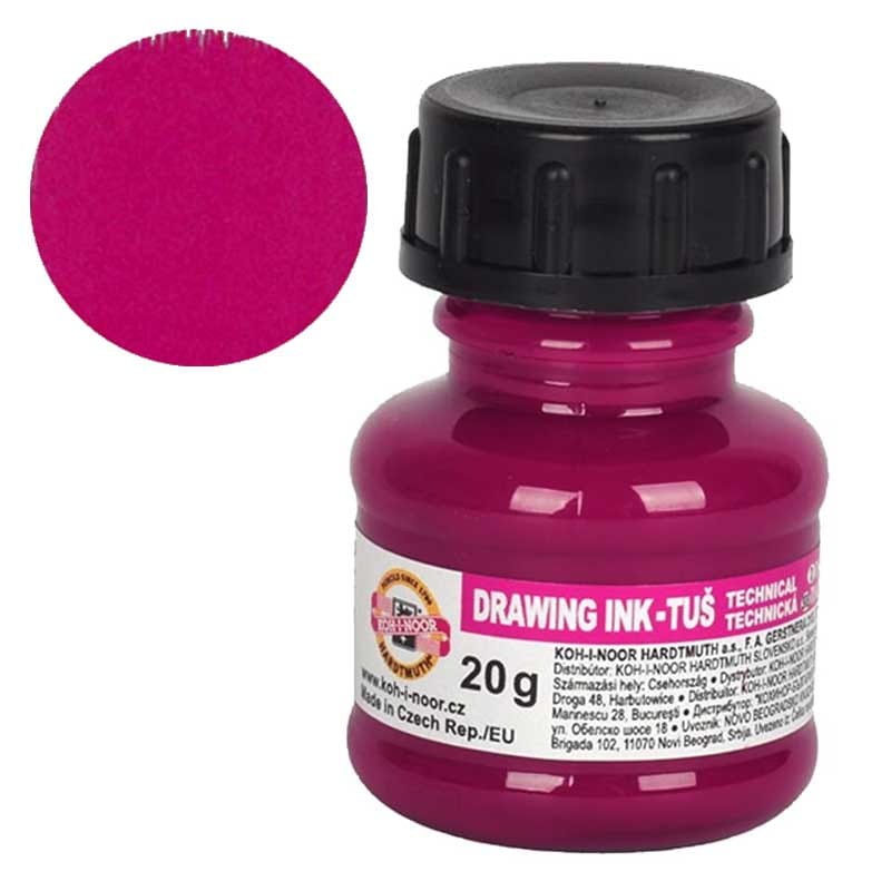 Tusz-rysunkowy-kreślarski-Koh-I-Noor-20-g-magenta-01