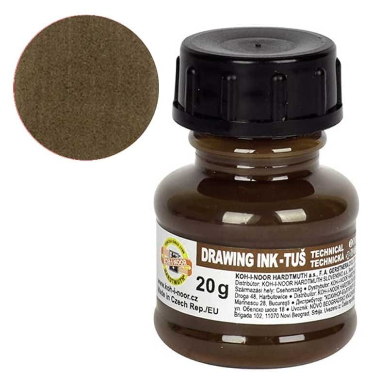 Tusz-rysunkowy-kreślarski-Koh-I-Noor-20-g-brązowy-01
