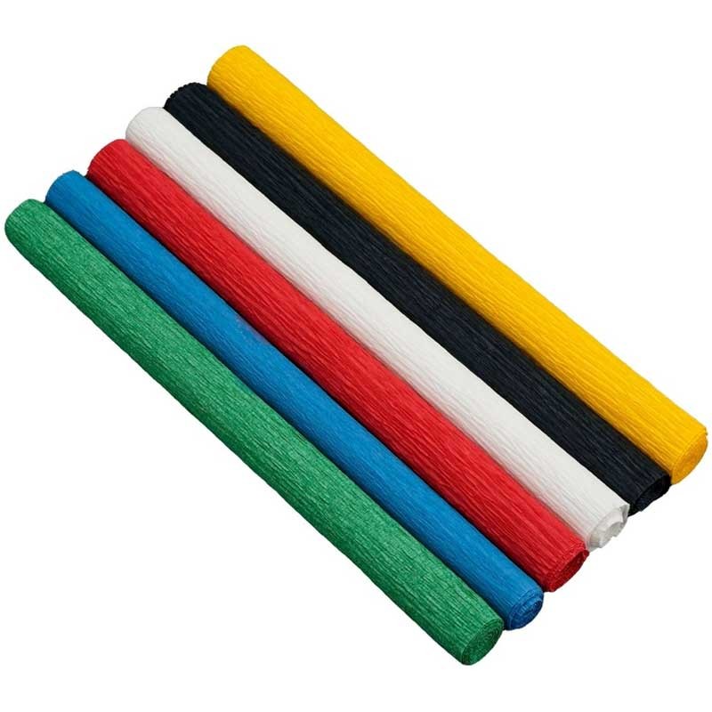 Krepina marszczona MIX Colorfu 6 rolek Happy Color 02