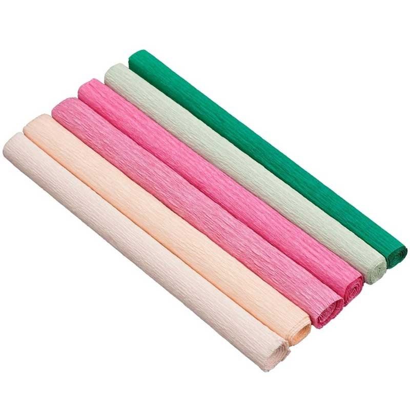 Krepina marszczona Happy Color mix 6 kolorów Elegance 02