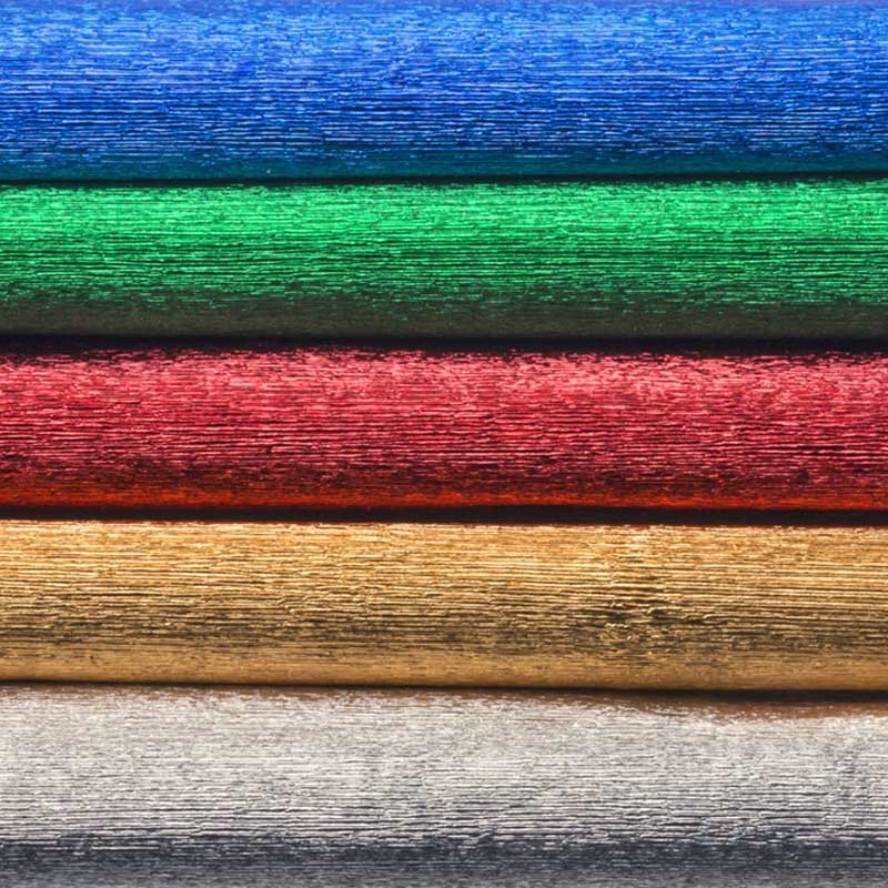 Bibuła marszczona Happy Color mix 5 kolorów metaliczna 01