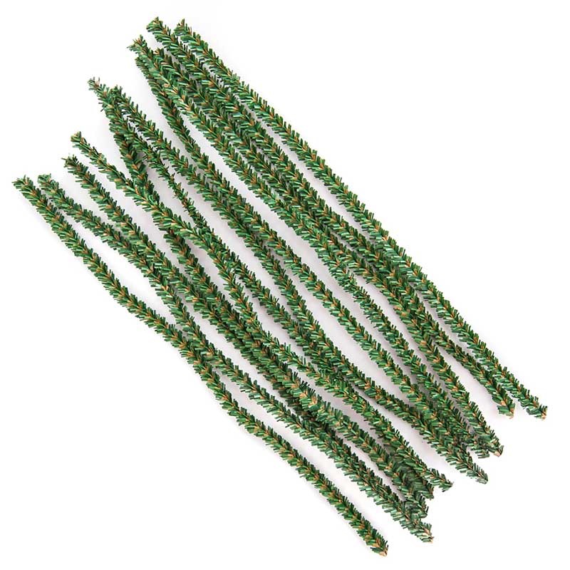 Druciki kreatywne 30 cm dpCraft 12 szt. sosna 01