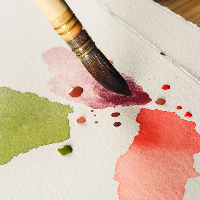 Blok do akwareli okrągły Magnani Toscana Rough 100% bawełny - 32 cm, 300 g, 20 ark