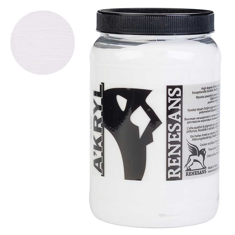 Farba akrylowa Renesans A'kryl 500 ml 01 Biel tytanowa 01