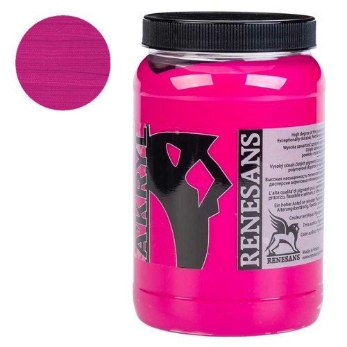 Farba akrylowa Renesans A'kryl 500 ml - 10 Magenta
