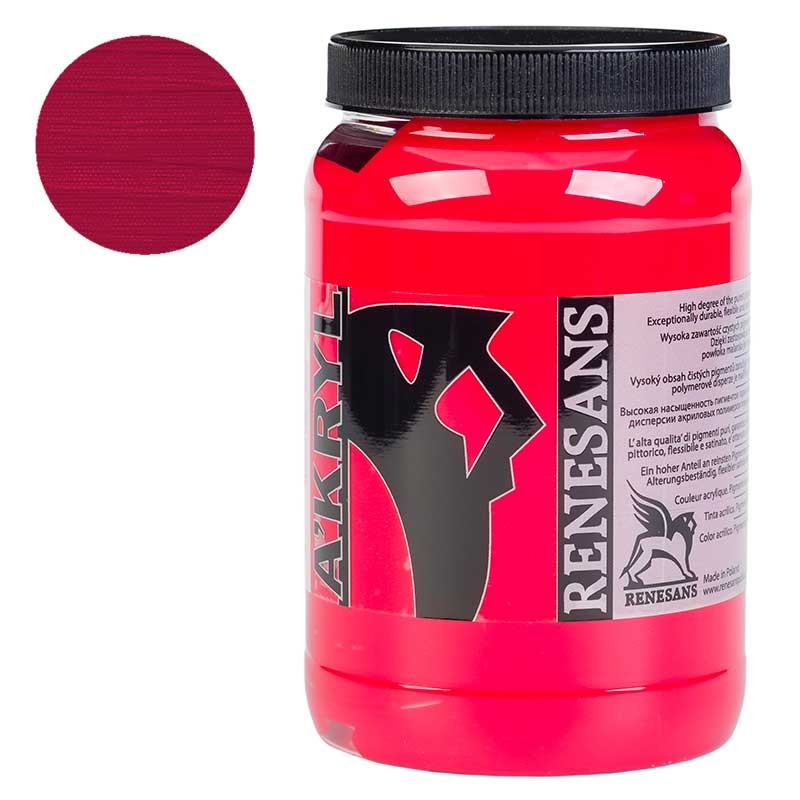 Farba akrylowa Renesans A'kryl 500 ml 11 Karmin 01
