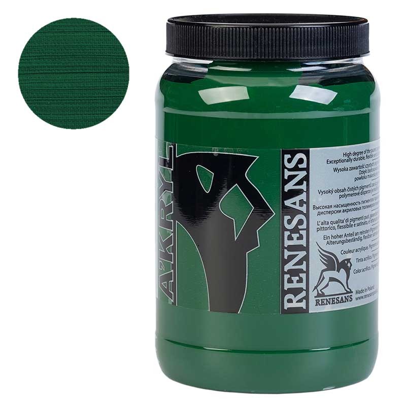 Farba akrylowa Renesans A'kryl 500 ml 18 Zieleń soczysta 01