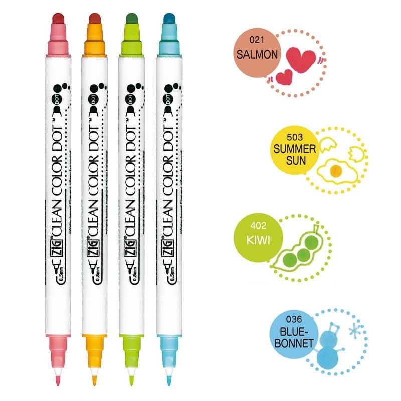 Pisaki-dwustronne-ZIG-Clean-Color-Dot-Kuretake-zestaw-4-szt-03