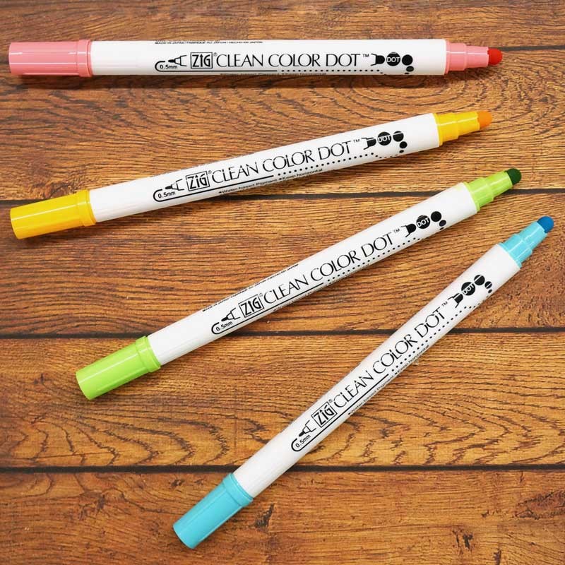 Pisaki-dwustronne-ZIG-Clean-Color-Dot-Kuretake-zestaw-4-szt-03