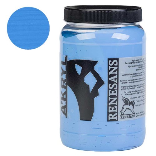 Farba akrylowa Renesans A'kryl 500 ml - 38 Błękit królewski