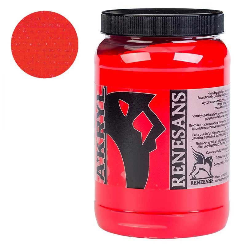 Farba akrylowa Renesans A'kryl 500 ml 08 Szkarłat 01