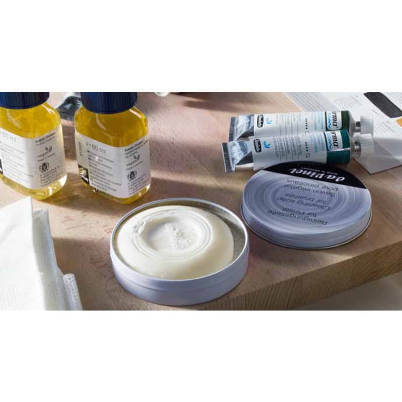 Mydło do czyszczenia pędzli Metal Box da Vinci KERNSEIFE 4433 - 85 g.02