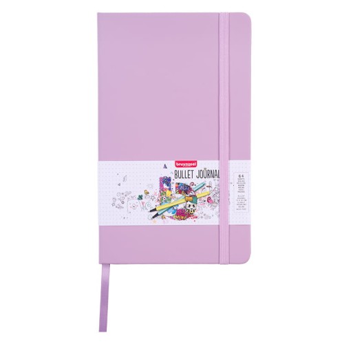 Bullet Journal Bruynzeel Lilac - 13 x 21 cm, 140 g, 64 ark.