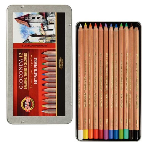 Zestaw pasteli w kredce GIOCONDA 12 szt 8827/12 Koh-i-noor