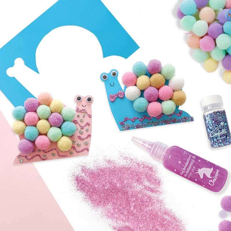 Pompony Interdruk 35 szt. Unicorn 03