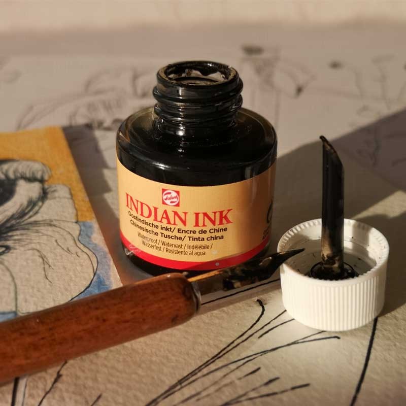 Tusz rysunkowy Indian Ink Royal Talens 11 ml czarny 03