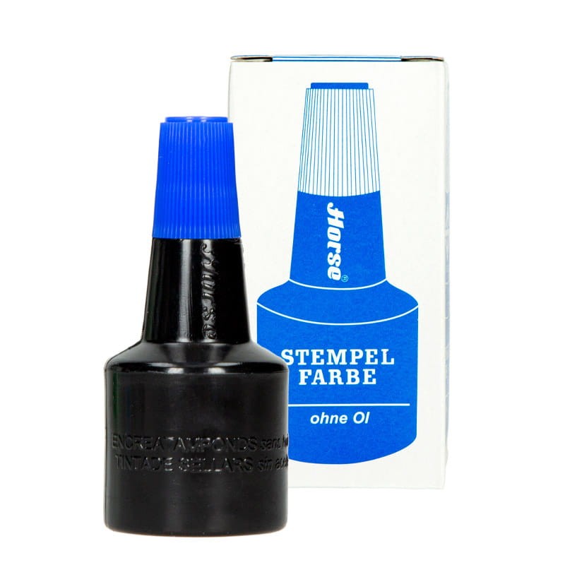 Tusz do pieczątek Horse niebieski - 28 ml.01