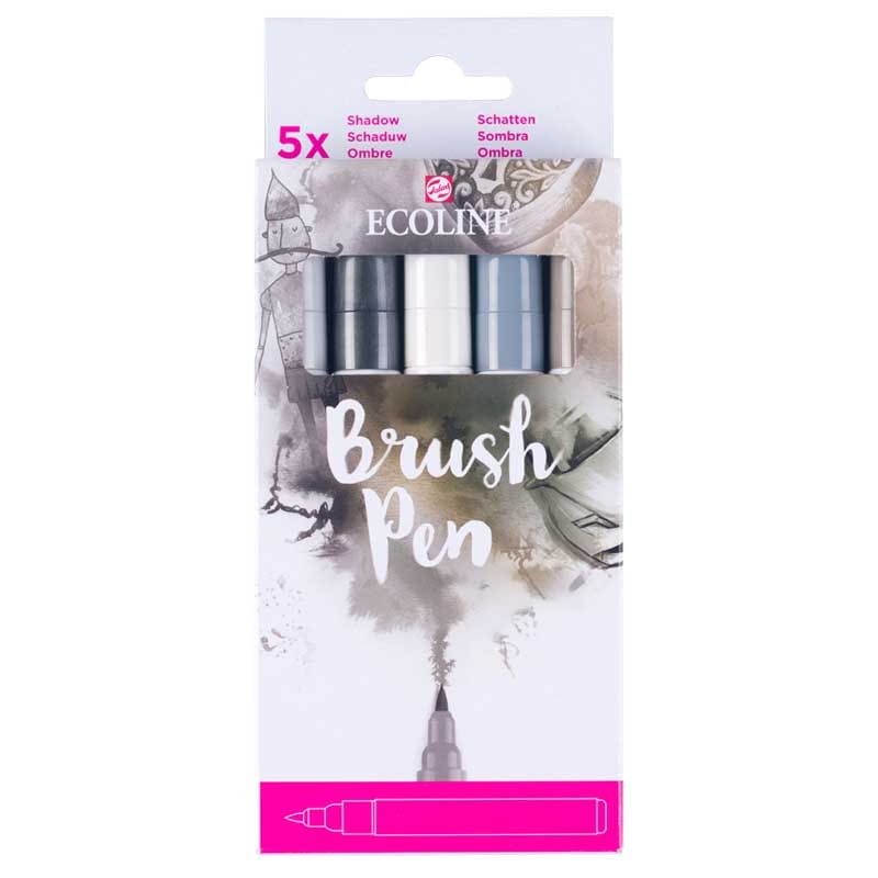 Markery-Ecoline-Brush-Pen-zestaw-5-szt-Talens-Shadow-01