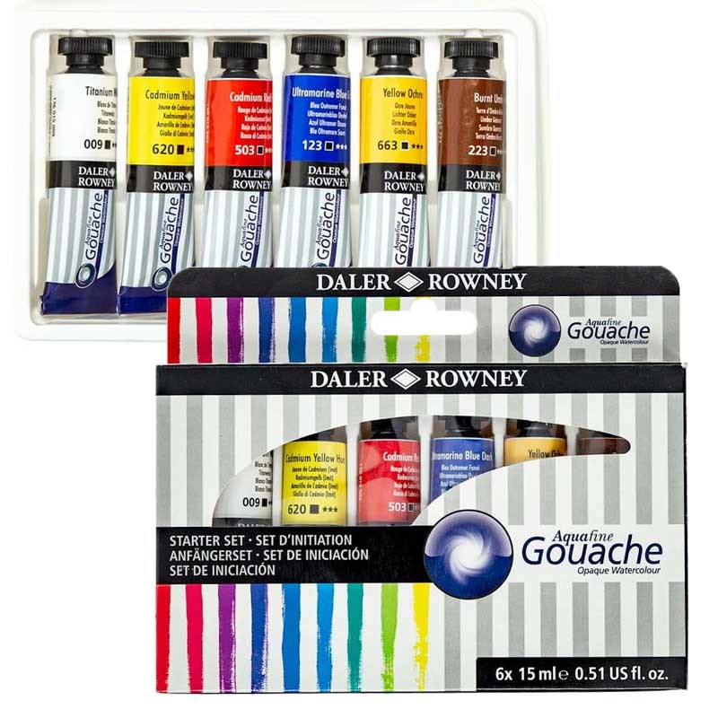Farby-Gouache-Aquafine-Daler-Rowney-zestaw-6-x-15-ml-03