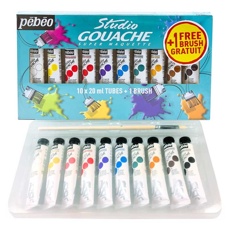 Farby-Gouache-Studio-Pebeo-zestaw-10-x-20-ml-+-pędzelek-06