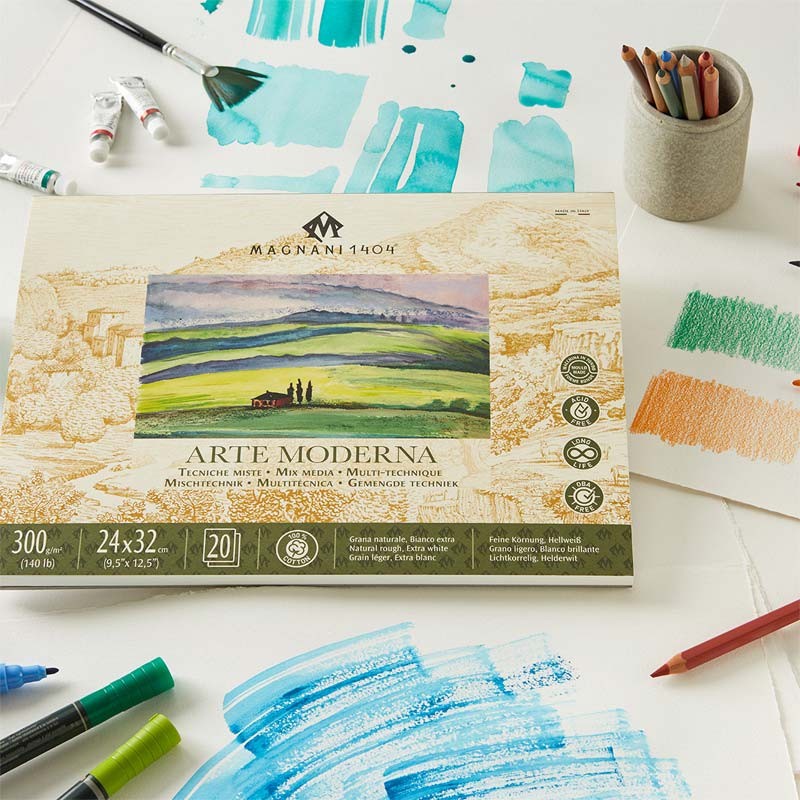 Blok Mix Media Magnani Arte Moderna - 35 x 45 cm, 300 g, 20 ark.