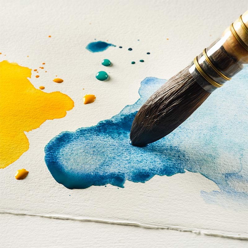 Blok do akwareli okrągły Magnani Portofino Hot Press 100% bawełny - 32 cm, 300 g, 20 ark.