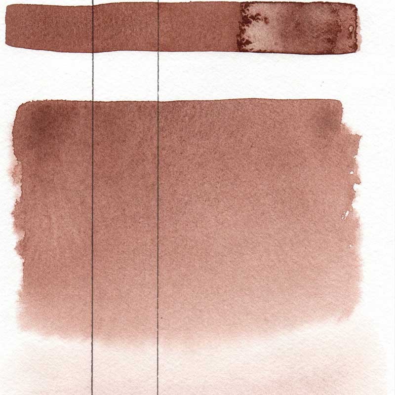 Farba akwarelowa Aquarius kostka 139 Brown Sienna Brownish 02