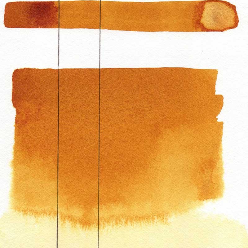 Farba akwarelowa Aquarius kostka 380 Nickel Azo Gold 02