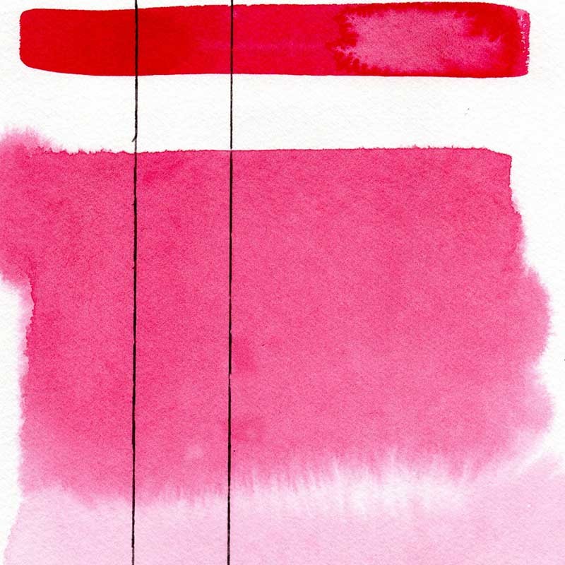 Farba akwarelowa Aquarius kostka 381 Quinacidrone Rose 02