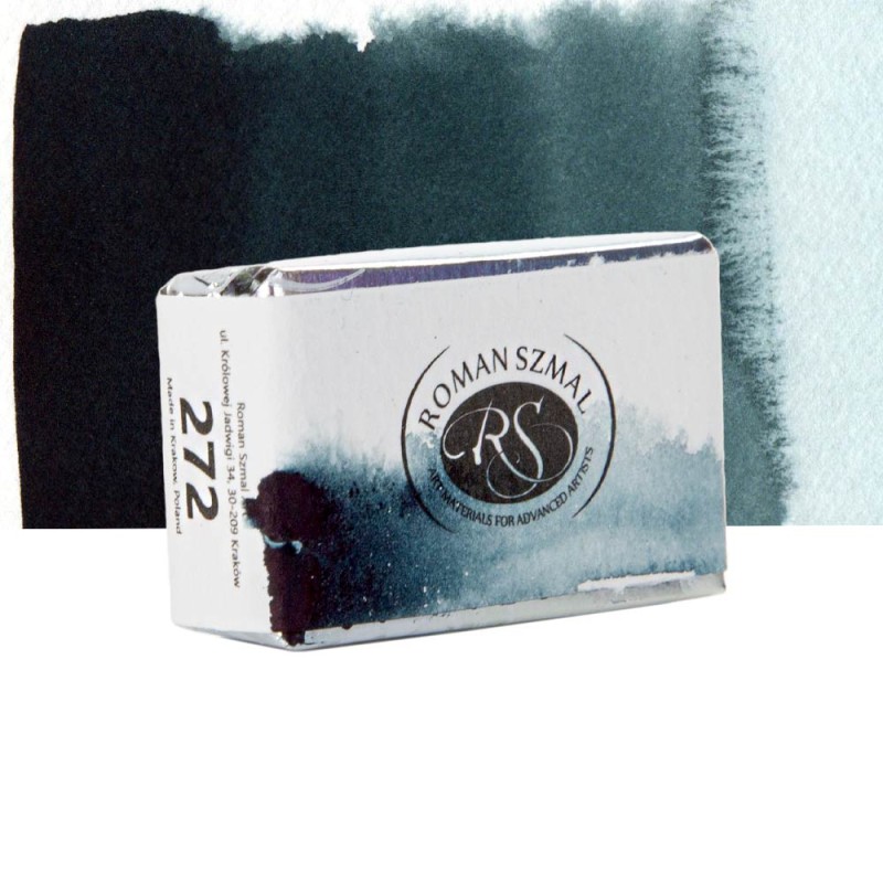 Farba akwarelowa Aquarius kostka - 272 Indygo Greenish