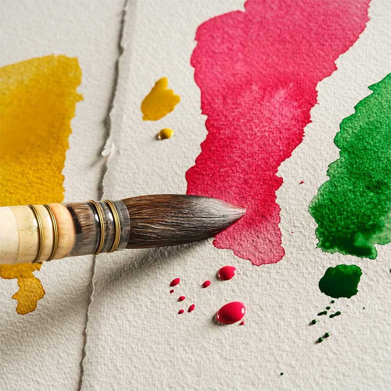 Blok do akwareli okrągły Magnani Italia Cold Press 100% bawełny - 32 cm, 300 g, 20 ark.