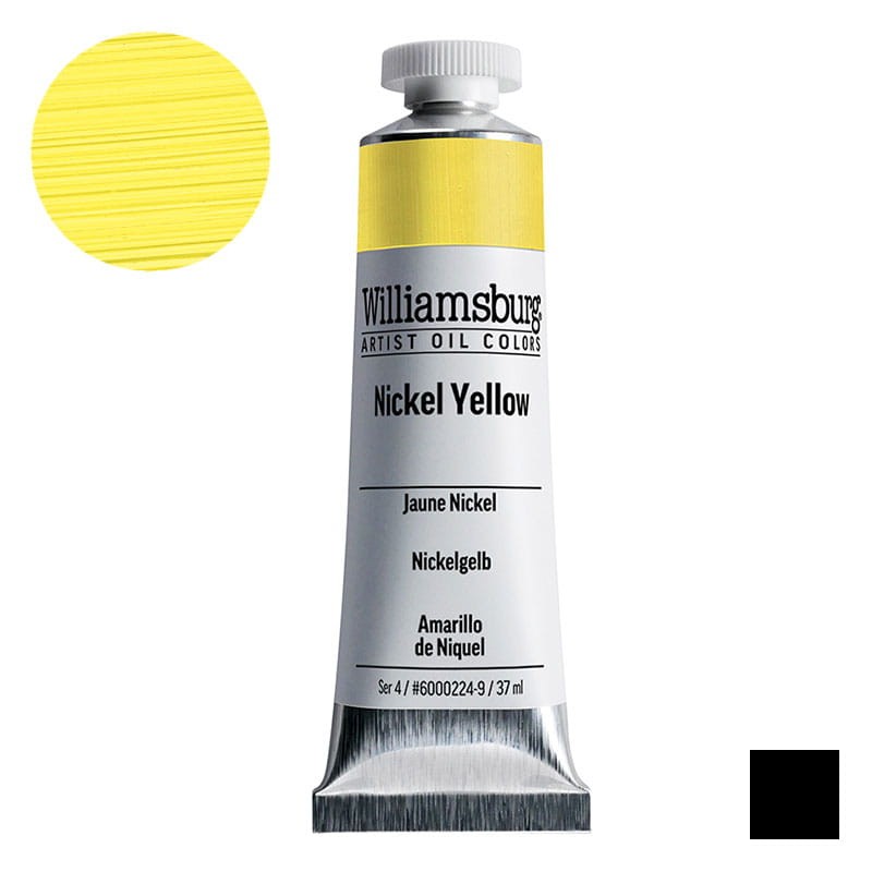 Farba olejna Williamsburg Artist Oil Colors 37 ml 0224 Nickel Yellow 01