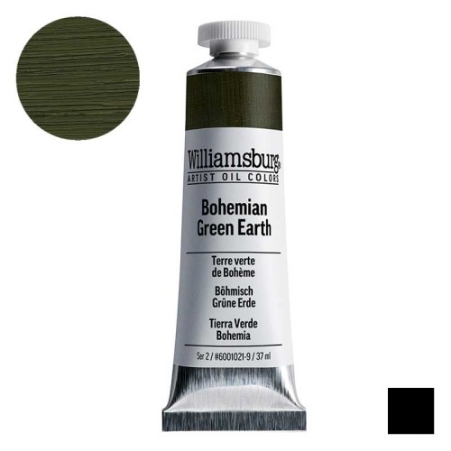 Farba olejna Williamsburg Artist Oil Colors 37 ml - 1021 Bohemian Green Earth
