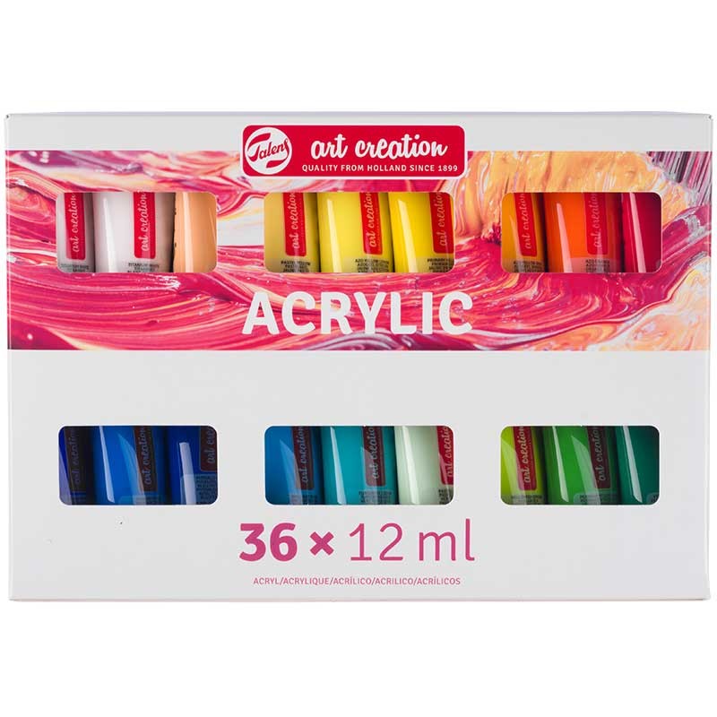 Farby akrylowe Art Creation Royal Talens zestaw 36 x 12 ml 04
