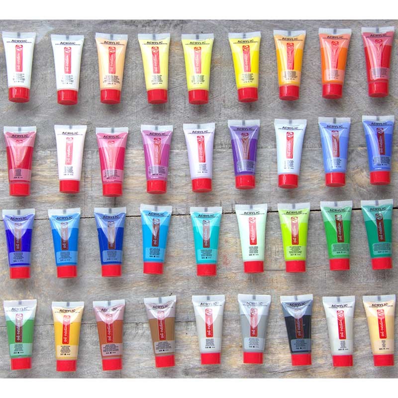 Farby akrylowe Art Creation Royal Talens zestaw 48 x 12 ml 06