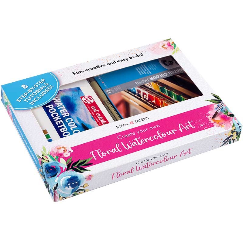 Zestaw akwarelowy Art Creation Royal Talens Floral watercolour set 02