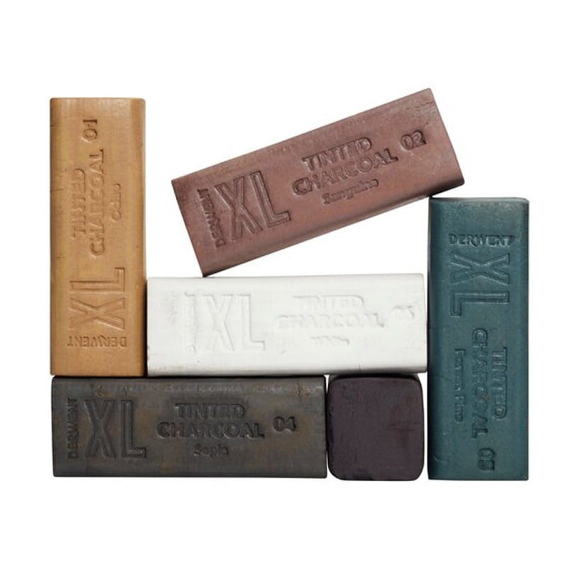 Węgiel-w-sztyfcie-komplet-6-szt.,-Derwent-Charcoal-XL-Blocks-kolory-ziemi-05