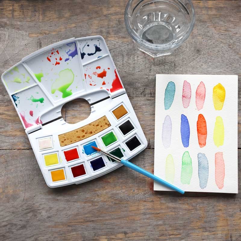 Zestaw akwarelowy Art Creation Royal Talens Floral watercolour set 05