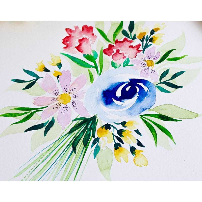 Zestaw akwarelowy Art Creation Royal Talens Floral watercolour set 07