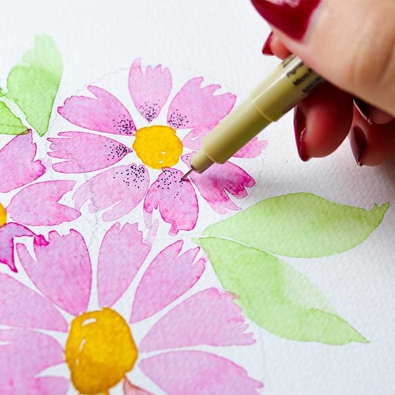 Zestaw akwarelowy Art Creation Royal Talens Floral watercolour set 08