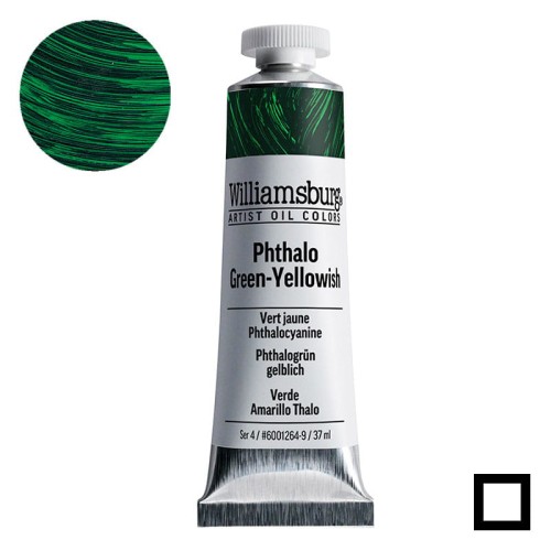 Farba olejna Williamsburg Artist Oil Colors 37 ml - 1264 Phthalo Green-Yellowish