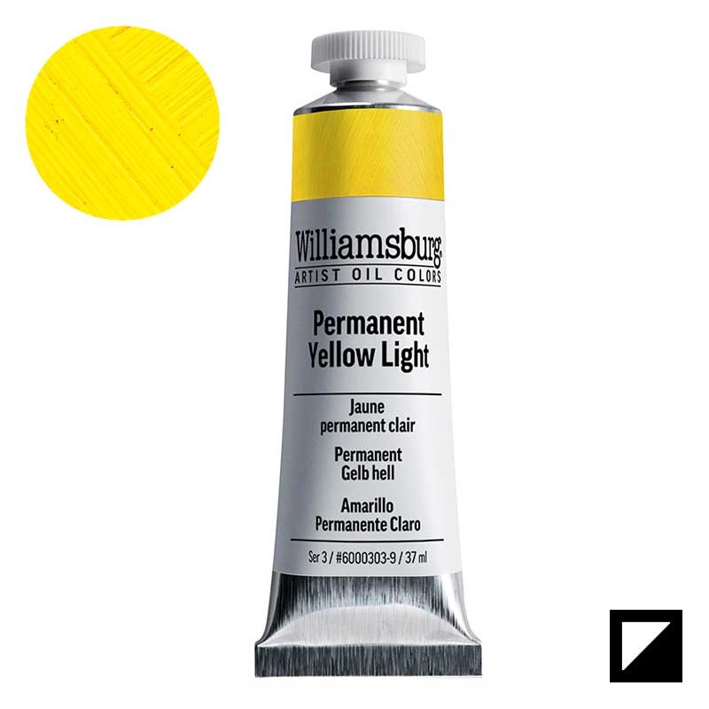 Farba olejna Williamsburg Artist Oil Colors 37 ml 0303 Permanent Yellow Light 01
